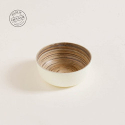 Bowl De Bamboo Tuan Cream 20X8Cm (MSK) 9101