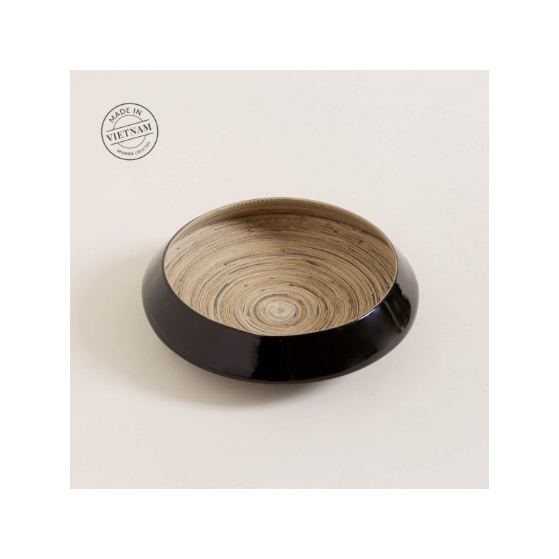 Bowl De Bamboo Tuan Black 27X7Cm (MSK) 9098