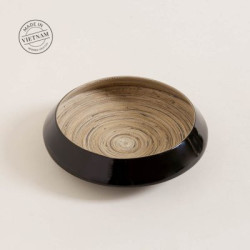 Bowl De Bamboo Tuan Black 27X7Cm (MSK) 9098