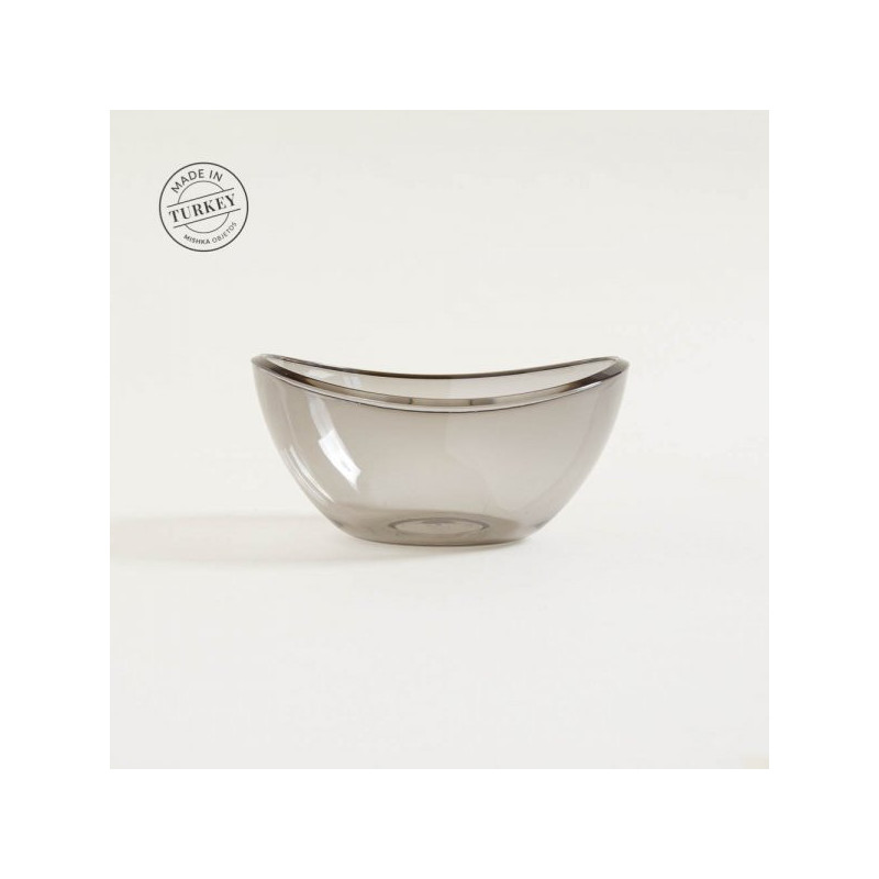 Bowl Acrilico Gla Glas Smoke 17X14X8Cm (MSK) 8995