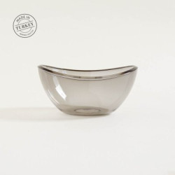 Bowl Acrilico Gla Glas Smoke 17X14X8Cm (MSK) 8995