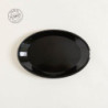 Bandeja De Acrilico Oval Black 27X40Cm (MSK) 8668