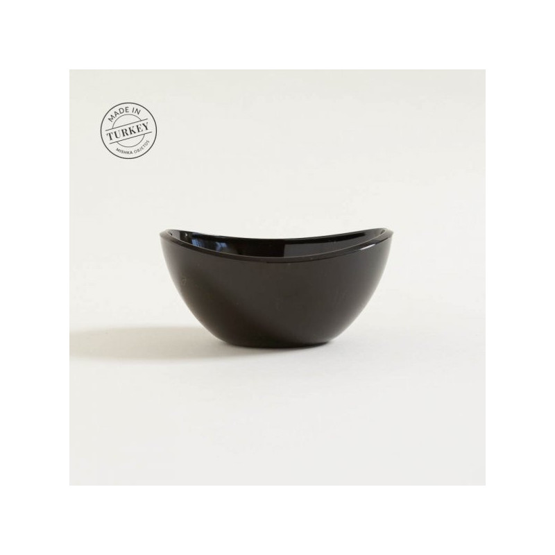 Bowl Acrilico Gla Glas Black 17X14X8Cm (MSK) 8994