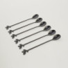 Set X 6 Cucharas Largas Acero Negro Stem 16,5Cm (MSK) 13563