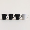 Mug De Ceramica Surtido Blanco/Negro Conico 350Ml (MSK) 11556