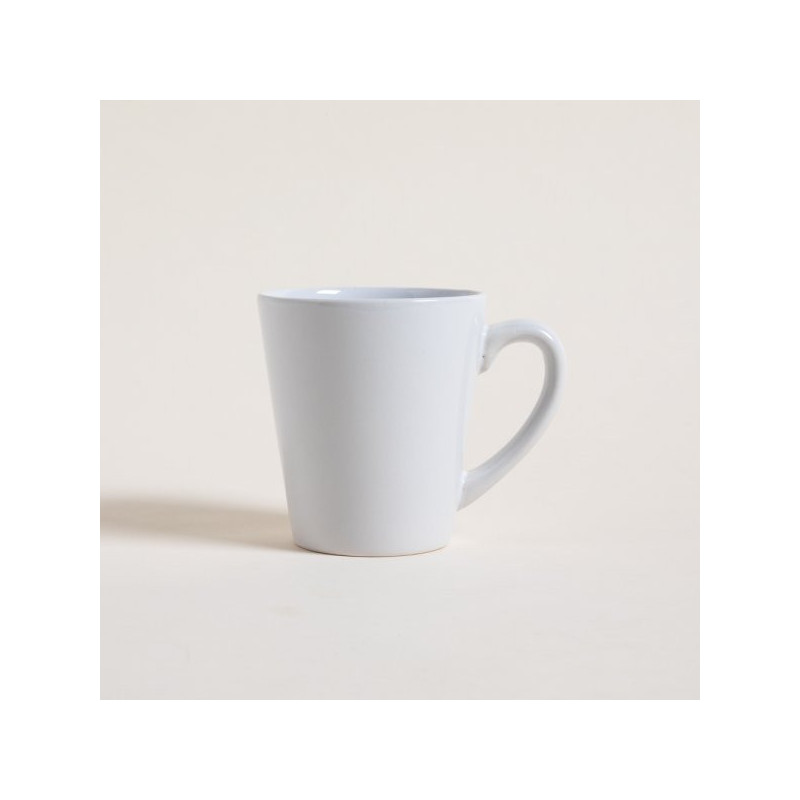 Mug De Ceramica Blanca Conico 350Ml (MSK) 11550