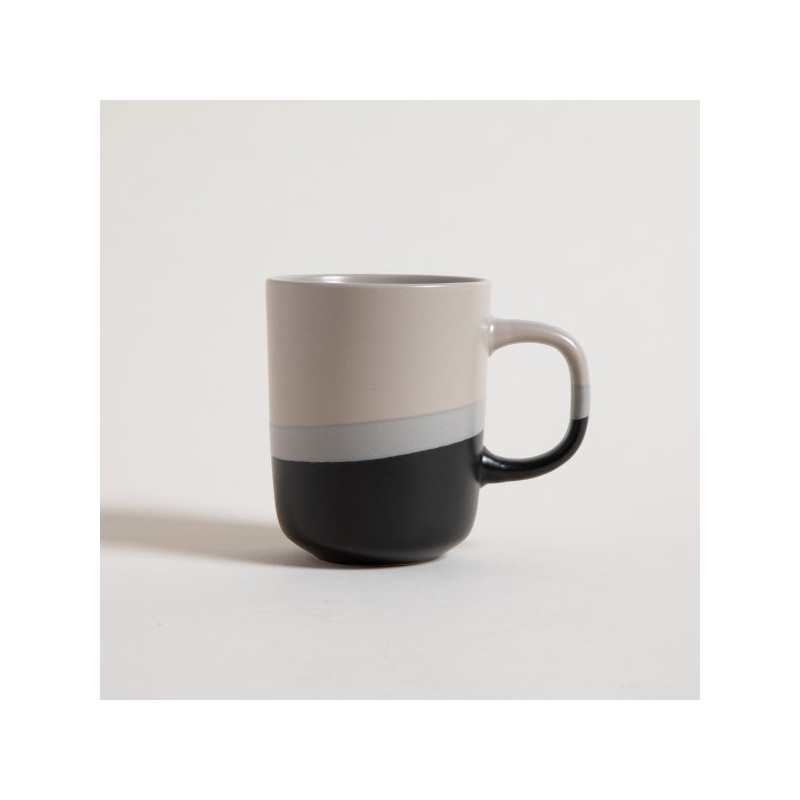 Mug Gris Y Negro 366Ml (MSK) 11651