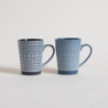 Mug Nepal Recto Alto Gris & Azul 473Ml (MSK) 11665