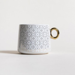 Mug Geometric Asa Dorada 440Ml (MSK) 11647