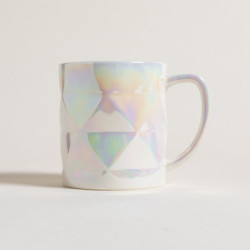 Mug De Porcelana Rombos Pearl 420Ml