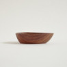 Bowl Canoa De Pp Simil Madera Nogal 13X8X3Cm (MSK) 9027