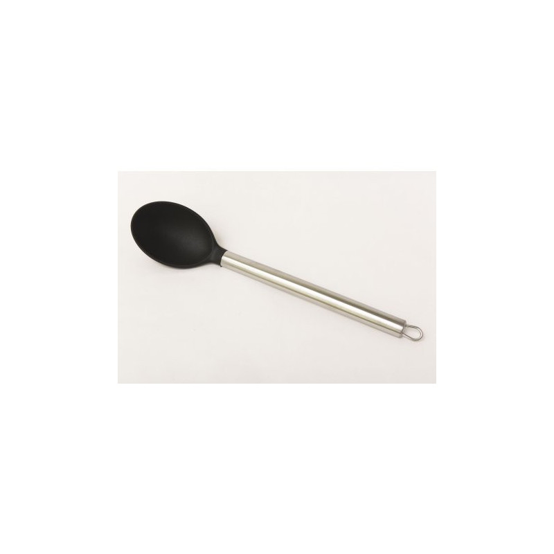 Cuchara Teflon Negro Mango Metal 35Cm (BRK) 9988