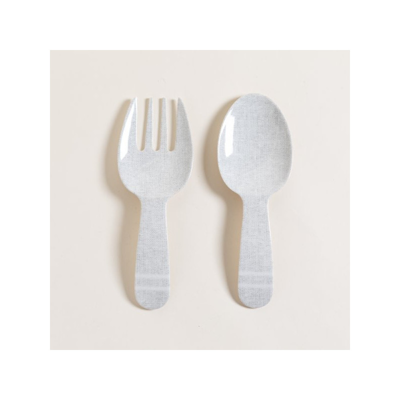 Set De Tenedor Y Cuchara De Melamina Luxor Light 27Cm (MSK) 13266