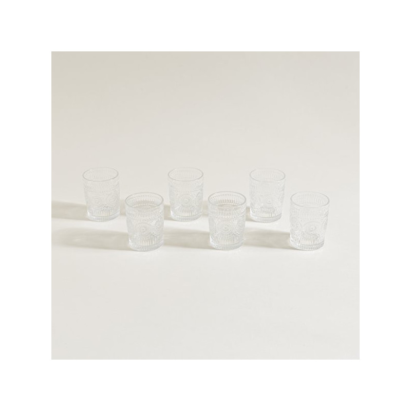 Set X 6 Vasos Bajos De Vidrio Sunflower 350Ml (MSK) 13645