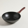 Wok Negro Mango De Silicona Simil Madera 27Cm (MSK) 14469