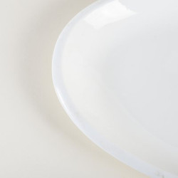 Bandeja Oval Porcelana Bca 46 Cm (MSK) 8793