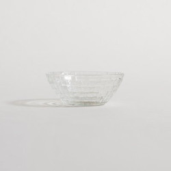 Bowl De Vidrio DiseÃ±o Ratan 13X5 Cm (MSK) 9153