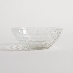 Bowl De Vidrio DiseÃ±o Ratan 22,5X8,5 Cm (MSK) 9154