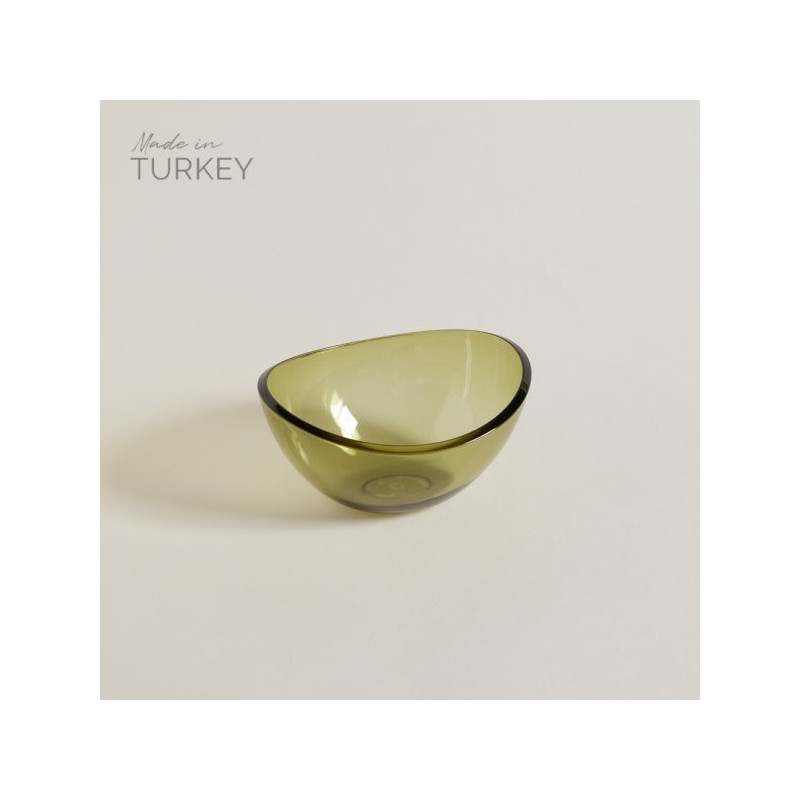 Bowl Oval De Acrilico Olive 550 Ml (MSK) 9233