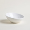 Bowl De Ceramica Corte Diagonal Blanco 22X9 Cm (MSK) 9105