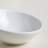 Bowl De Ceramica Corte Diagonal Blanco 22X9 Cm (MSK) 9105