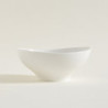 Bowl De Ceramica Irregular Blanco 25X10 Cm (MSK) 9107