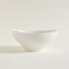 Bowl De Ceramica Irregular Blanco 30X26 Cm (MSK) 9108