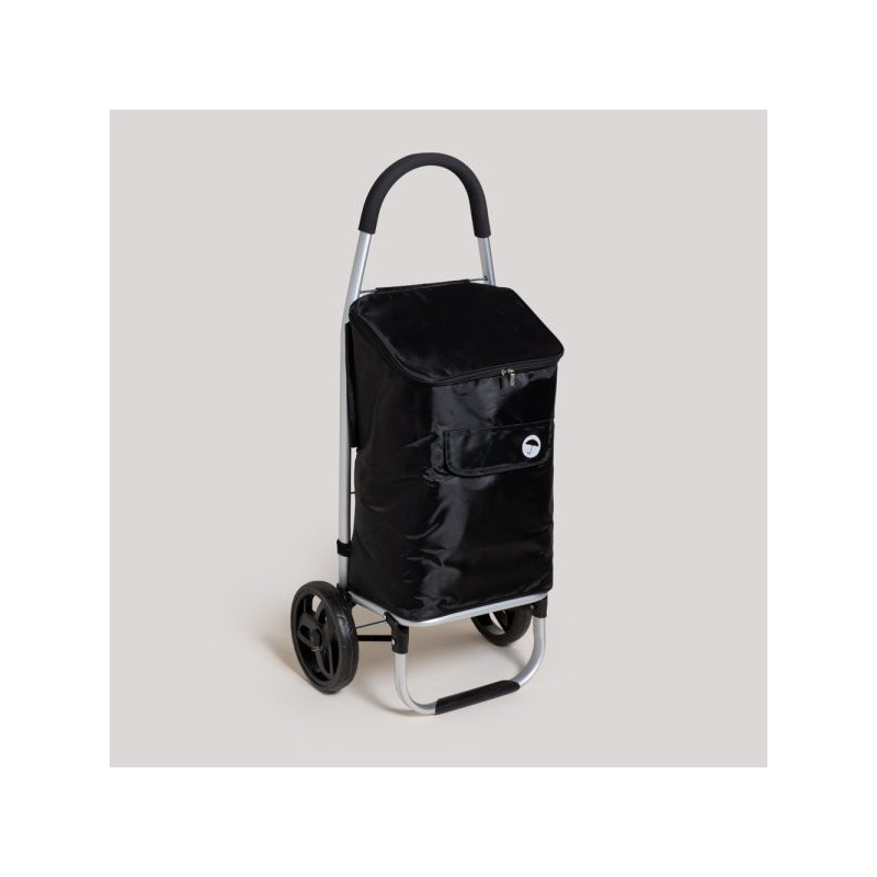 Carro De Compras Termico Aluminio Negro 34X44X100 Cm (MSK) 9557