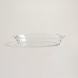 Fuente De Vidrio Templado Oval 34X24 Cm (MSK) 10818