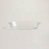 Fuente De Vidrio Templado Oval 34X24 Cm (MSK) 10818