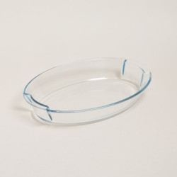 Fuente De Vidrio Templado Oval 39X27,5 Cm (MSK) 10819