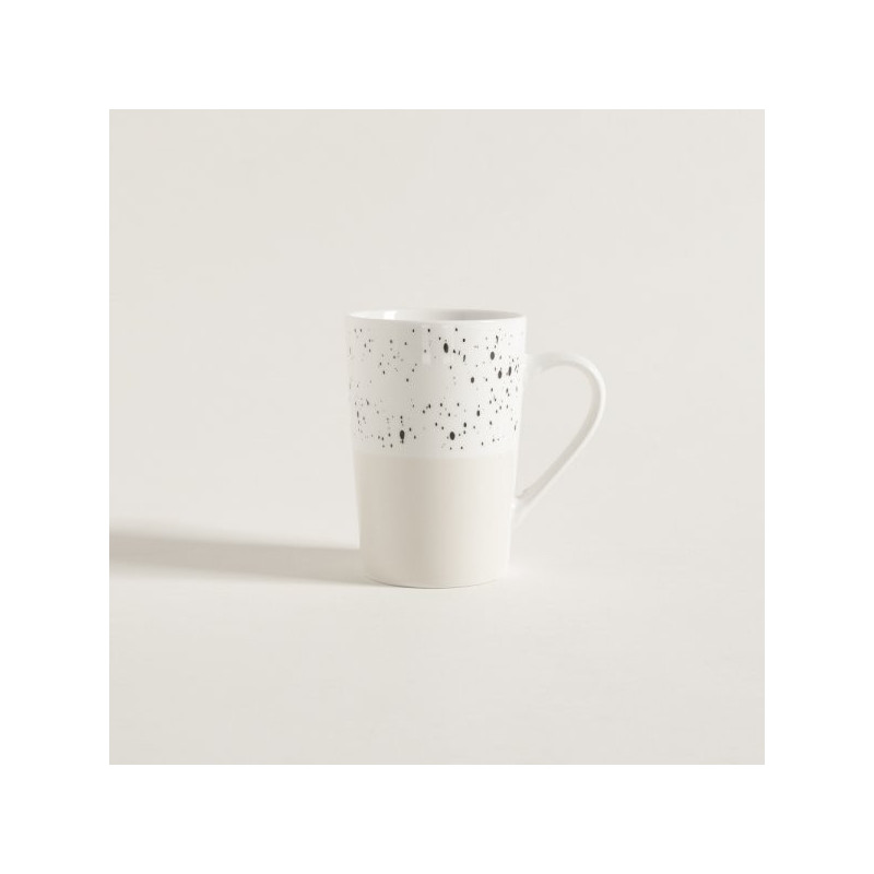 Mug De Porcelana Terrazo White And Cream 435 Ml (MSK) 11633