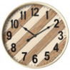 Reloj Pared Madera Bamboo 53Cm  (BRK) 12799