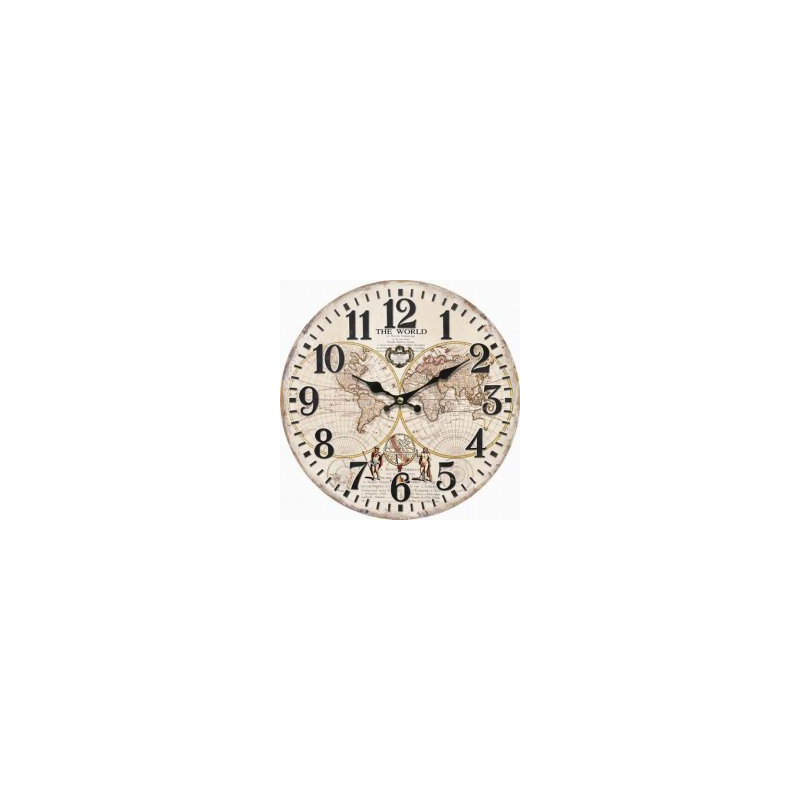 Reloj Pared Metal 40Cm  (BRK) 12810