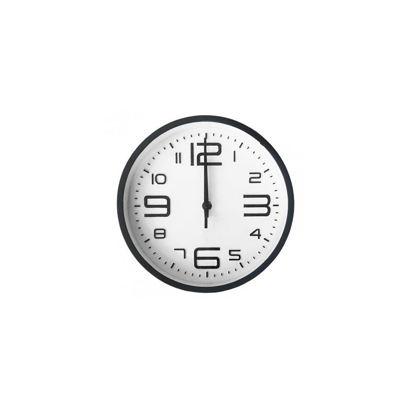 Reloj Pared Plastico 20Cm  (BRK) 12823