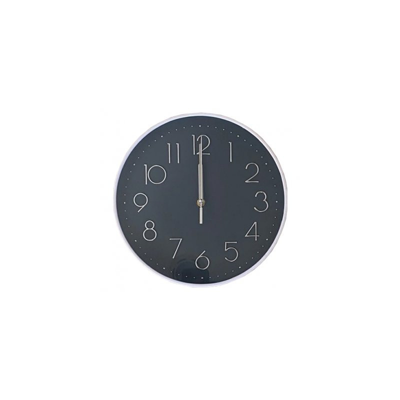 Reloj Pared Plastico 25Cm  (BRK) 12834