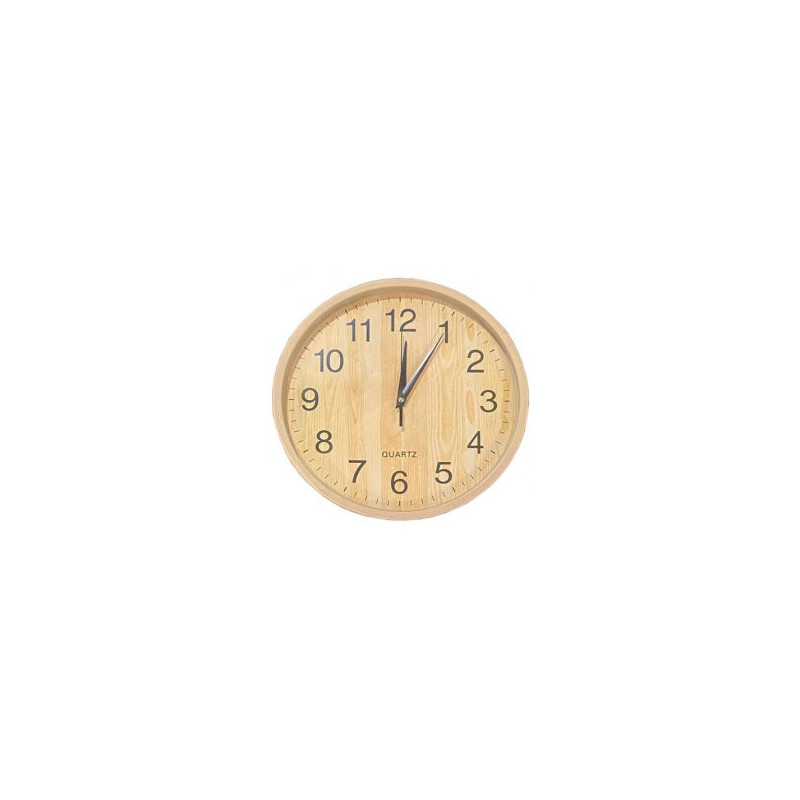 Reloj Pared Plastico 25Cm  (BRK) 12833