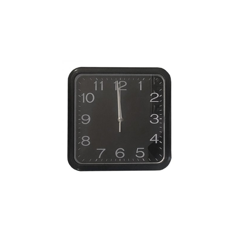 Reloj Pared Plastico 25X25Cm  (BRK) 12836