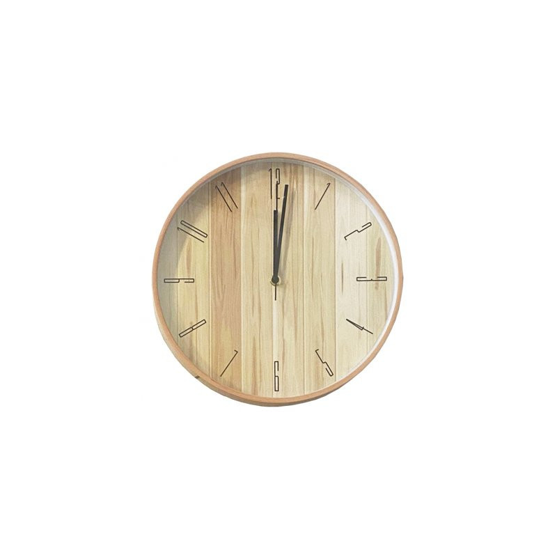 Reloj Pared Plastico 30Cm  (BRK) 12848