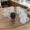 Set De 6 Taza Vidrio 115Ml  (BRK) 13139