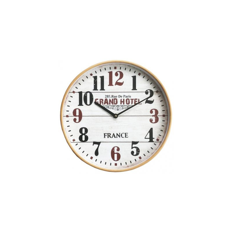 Reloj Pared Madera Bamboo  (BRK) 12789