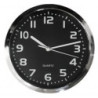 Reloj ParedAcero Negro 30Cm  (BRK) 12874