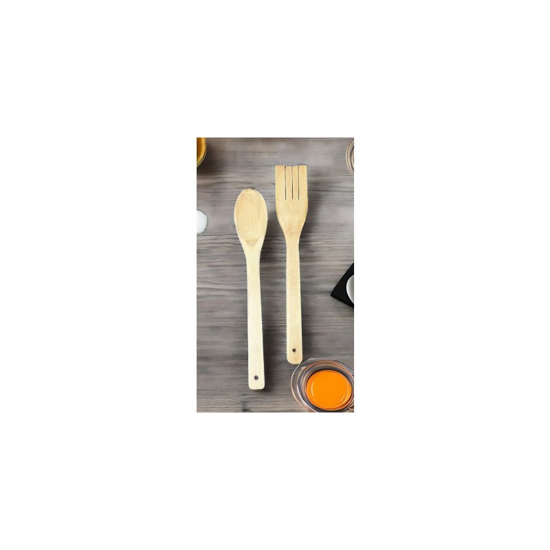 Set 2 Utensilios Bamboo 28Cm  (BRK) 13041