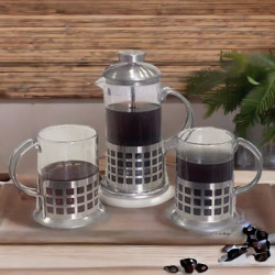 Set Cafetera + 2 Pocillos Café 350Ml  (BRK) 13089