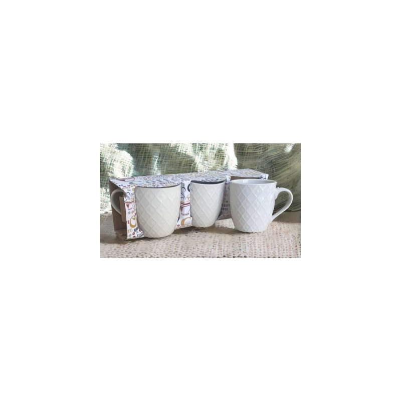 Set x3 Taza Surtido 230Ml  (BRK) 13747