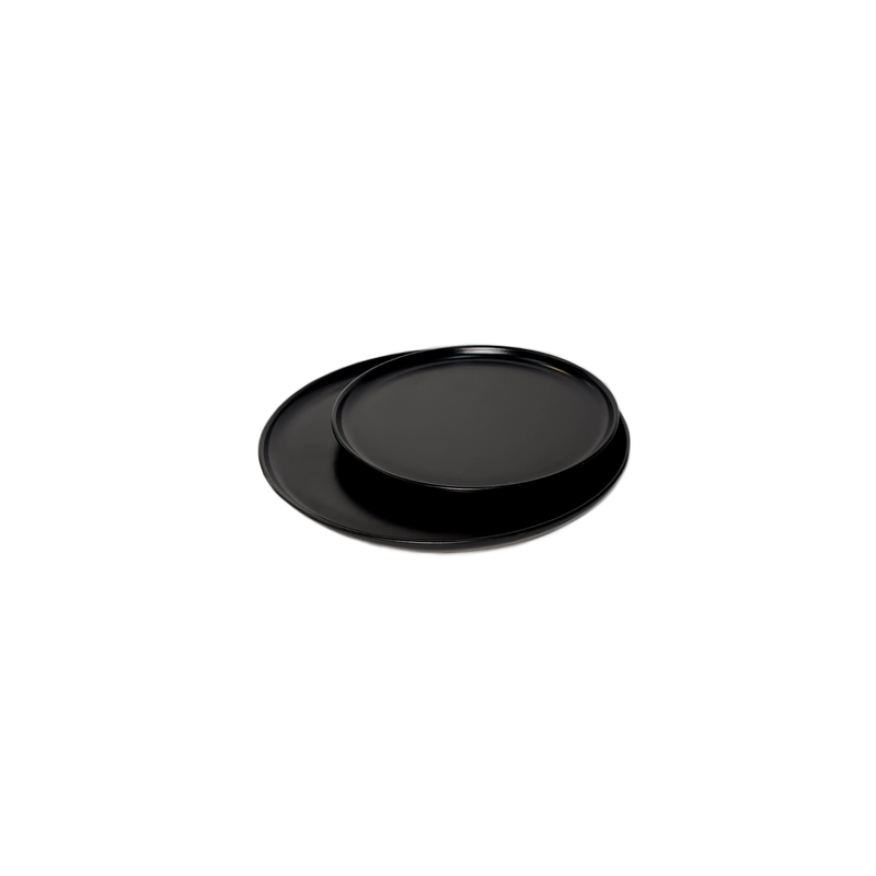 Plato Ceramica Negra 28Cm (PLM) 12077