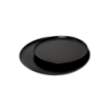 Plato Ceramica Negra 28Cm (PLM) 12077
