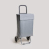 Carro De Compras Plegable Gris Claro 39X32X98 Cm (MSK) 9550