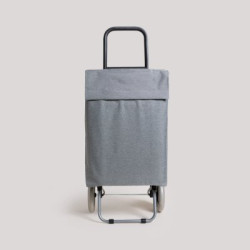 Carro De Compras Plegable Gris Claro 39X32X98 Cm (MSK) 9550